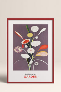 HOMEPACK Ahşap Çerçeveli Tablo Çerçeveli Poster Sanatsal Modern Duvar Dekoru FLOWER-253