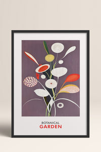 HOMEPACK Ahşap Çerçeveli Tablo Çerçeveli Poster Sanatsal Modern Duvar Dekoru FLOWER-253