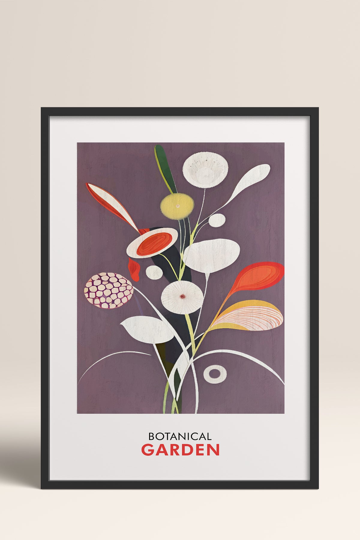 HOMEPACK Ahşap Çerçeveli Tablo Çerçeveli Poster Sanatsal Modern Duvar Dekoru FLOWER-253