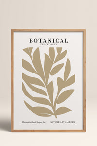 HOMEPACK Ahşap Çerçeveli Tablo Çerçeveli Poster Sanatsal Modern Duvar Dekoru FLOWER-259