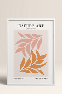 HOMEPACK Ahşap Çerçeveli Tablo Çerçeveli Poster Sanatsal Modern Duvar Dekoru FLOWER-260
