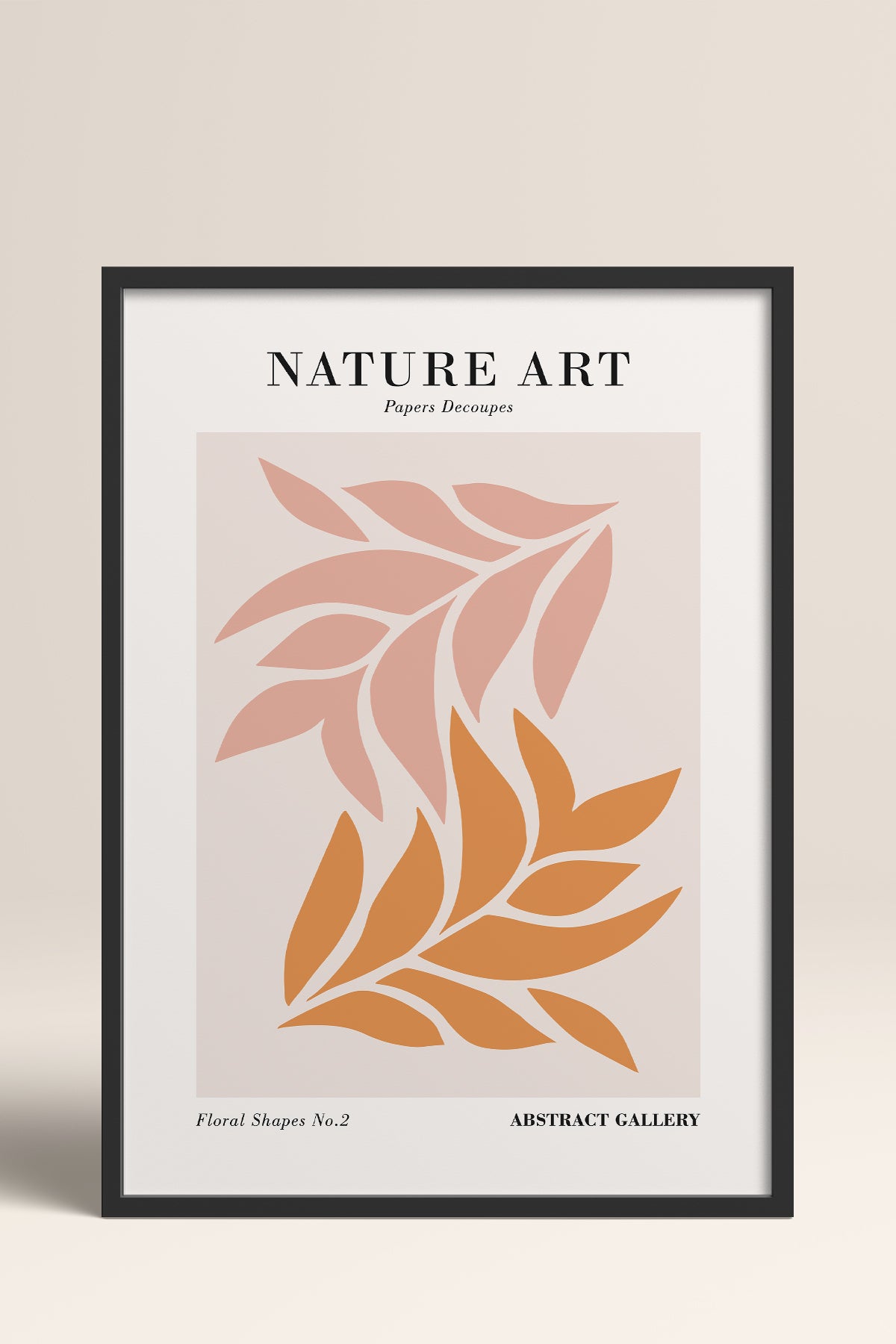 HOMEPACK Ahşap Çerçeveli Tablo Çerçeveli Poster Sanatsal Modern Duvar Dekoru FLOWER-260