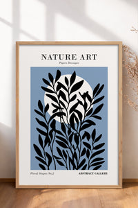 HOMEPACK Ahşap Çerçeveli Tablo Çerçeveli Poster Sanatsal Modern Duvar Dekoru FLOWER-261