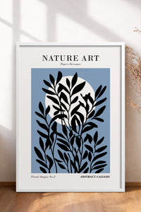 HOMEPACK Ahşap Çerçeveli Tablo Çerçeveli Poster Sanatsal Modern Duvar Dekoru FLOWER-261