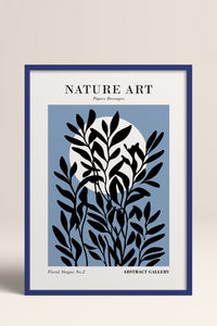 HOMEPACK Ahşap Çerçeveli Tablo Çerçeveli Poster Sanatsal Modern Duvar Dekoru FLOWER-261