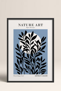 HOMEPACK Ahşap Çerçeveli Tablo Çerçeveli Poster Sanatsal Modern Duvar Dekoru FLOWER-261
