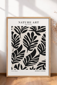 HOMEPACK Ahşap Çerçeveli Tablo Çerçeveli Poster Sanatsal Modern Duvar Dekoru FLOWER-262