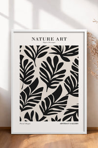 HOMEPACK Ahşap Çerçeveli Tablo Çerçeveli Poster Sanatsal Modern Duvar Dekoru FLOWER-262