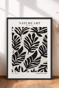 HOMEPACK Ahşap Çerçeveli Tablo Çerçeveli Poster Sanatsal Modern Duvar Dekoru FLOWER-262