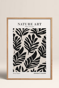 HOMEPACK Ahşap Çerçeveli Tablo Çerçeveli Poster Sanatsal Modern Duvar Dekoru FLOWER-262