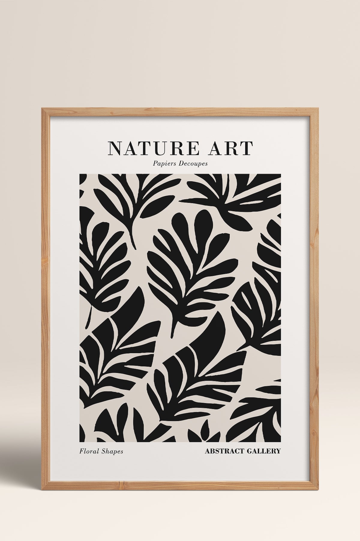 HOMEPACK Ahşap Çerçeveli Tablo Çerçeveli Poster Sanatsal Modern Duvar Dekoru FLOWER-262