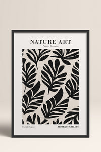 HOMEPACK Ahşap Çerçeveli Tablo Çerçeveli Poster Sanatsal Modern Duvar Dekoru FLOWER-262