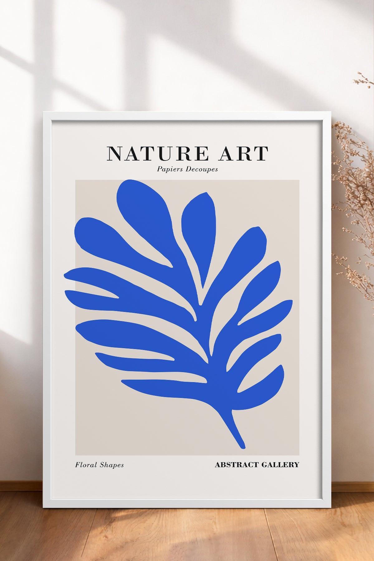 HOMEPACK Ahşap Çerçeveli Tablo Çerçeveli Poster Sanatsal Modern Duvar Dekoru FLOWER-263