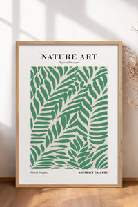 HOMEPACK Ahşap Çerçeveli Tablo Çerçeveli Poster Sanatsal Modern Duvar Dekoru FLOWER-264