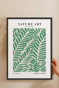 HOMEPACK Ahşap Çerçeveli Tablo Çerçeveli Poster Sanatsal Modern Duvar Dekoru FLOWER-264