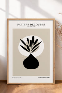 HOMEPACK Ahşap Çerçeveli Tablo Çerçeveli Poster Sanatsal Modern Duvar Dekoru FLOWER-265