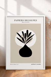 HOMEPACK Ahşap Çerçeveli Tablo Çerçeveli Poster Sanatsal Modern Duvar Dekoru FLOWER-265