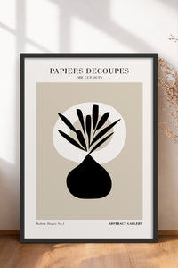 HOMEPACK Ahşap Çerçeveli Tablo Çerçeveli Poster Sanatsal Modern Duvar Dekoru FLOWER-265