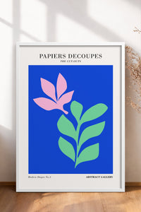 HOMEPACK Ahşap Çerçeveli Tablo Çerçeveli Poster Sanatsal Modern Duvar Dekoru FLOWER-266