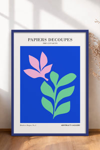 HOMEPACK Ahşap Çerçeveli Tablo Çerçeveli Poster Sanatsal Modern Duvar Dekoru FLOWER-266