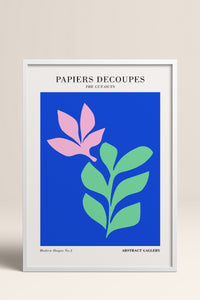 HOMEPACK Ahşap Çerçeveli Tablo Çerçeveli Poster Sanatsal Modern Duvar Dekoru FLOWER-266
