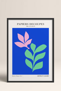 HOMEPACK Ahşap Çerçeveli Tablo Çerçeveli Poster Sanatsal Modern Duvar Dekoru FLOWER-266