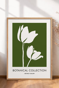 HOMEPACK Ahşap Çerçeveli Tablo Çerçeveli Poster Sanatsal Modern Duvar Dekoru FLOWER-267