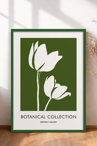 HOMEPACK Ahşap Çerçeveli Tablo Çerçeveli Poster Sanatsal Modern Duvar Dekoru FLOWER-267