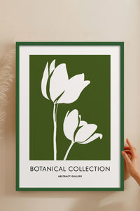 HOMEPACK Ahşap Çerçeveli Tablo Çerçeveli Poster Sanatsal Modern Duvar Dekoru FLOWER-267
