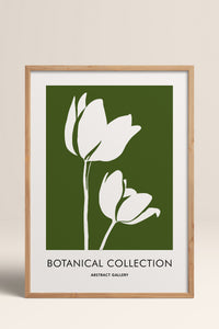 HOMEPACK Ahşap Çerçeveli Tablo Çerçeveli Poster Sanatsal Modern Duvar Dekoru FLOWER-267