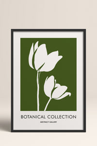 HOMEPACK Ahşap Çerçeveli Tablo Çerçeveli Poster Sanatsal Modern Duvar Dekoru FLOWER-267