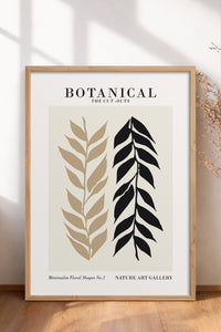HOMEPACK Ahşap Çerçeveli Tablo Çerçeveli Poster Sanatsal Modern Duvar Dekoru FLOWER-268