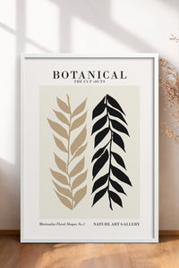 HOMEPACK Ahşap Çerçeveli Tablo Çerçeveli Poster Sanatsal Modern Duvar Dekoru FLOWER-268