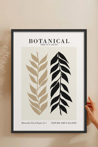 HOMEPACK Ahşap Çerçeveli Tablo Çerçeveli Poster Sanatsal Modern Duvar Dekoru FLOWER-268