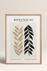 HOMEPACK Ahşap Çerçeveli Tablo Çerçeveli Poster Sanatsal Modern Duvar Dekoru FLOWER-268