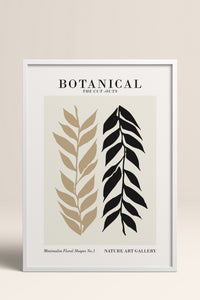 HOMEPACK Ahşap Çerçeveli Tablo Çerçeveli Poster Sanatsal Modern Duvar Dekoru FLOWER-268