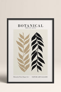 HOMEPACK Ahşap Çerçeveli Tablo Çerçeveli Poster Sanatsal Modern Duvar Dekoru FLOWER-268