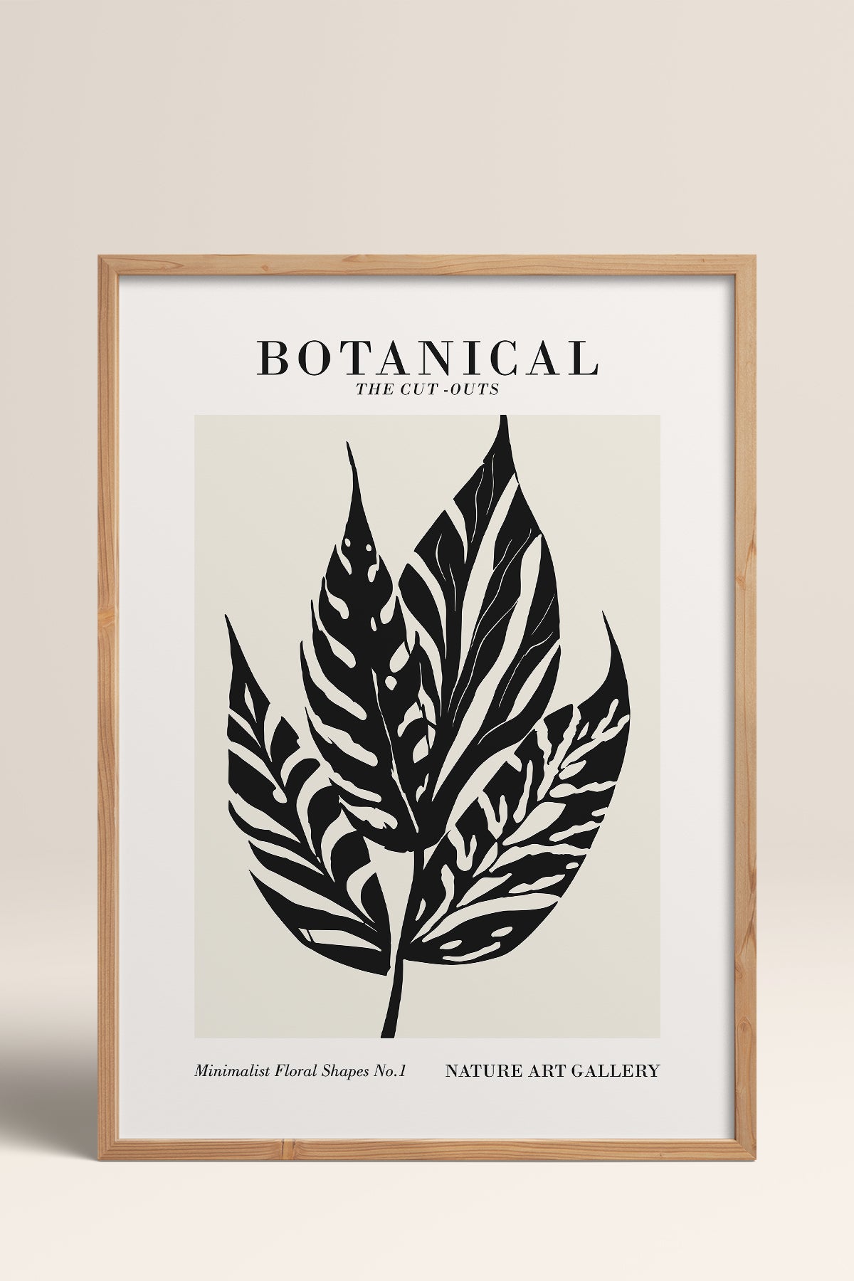 HOMEPACK Ahşap Çerçeveli Tablo Çerçeveli Poster Sanatsal Modern Duvar Dekoru FLOWER-269
