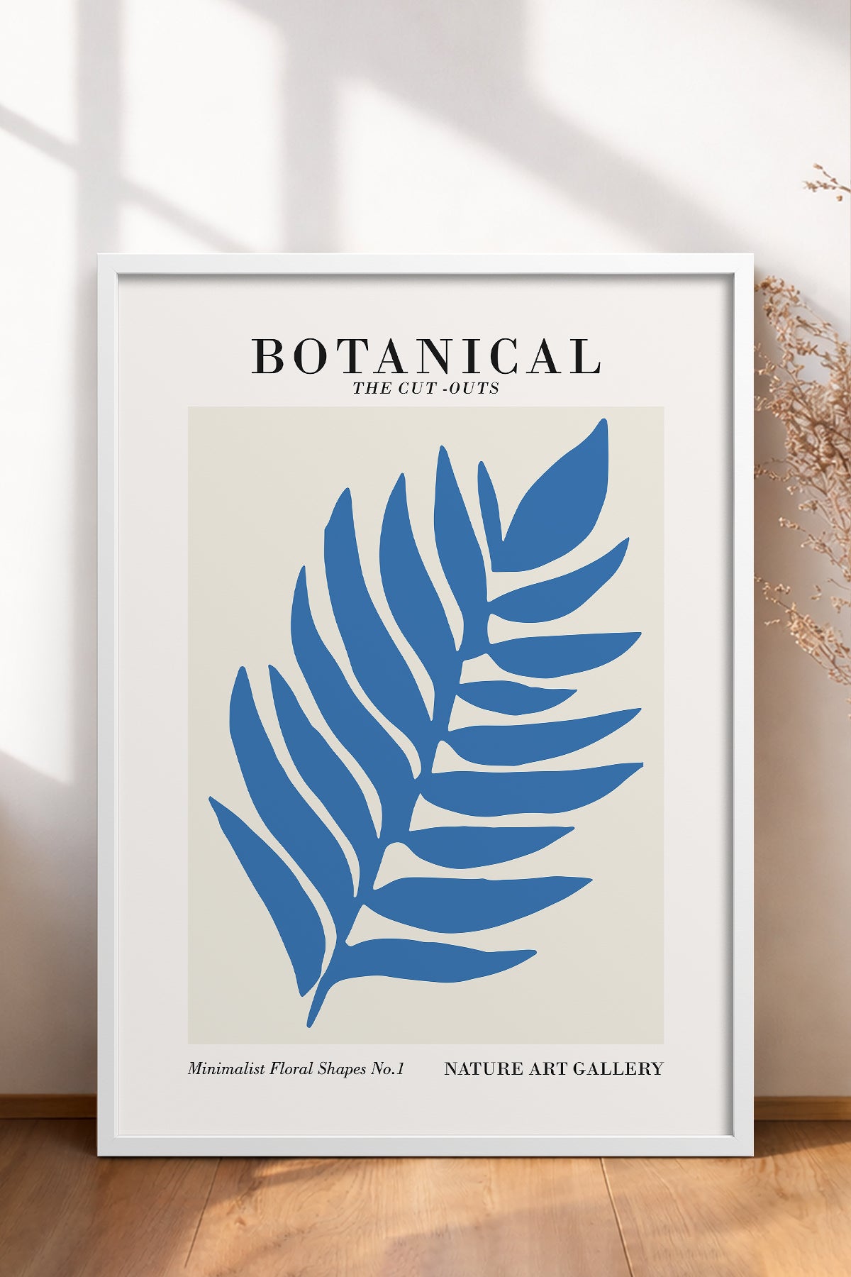 HOMEPACK Ahşap Çerçeveli Tablo Çerçeveli Poster Sanatsal Modern Duvar Dekoru FLOWER-270