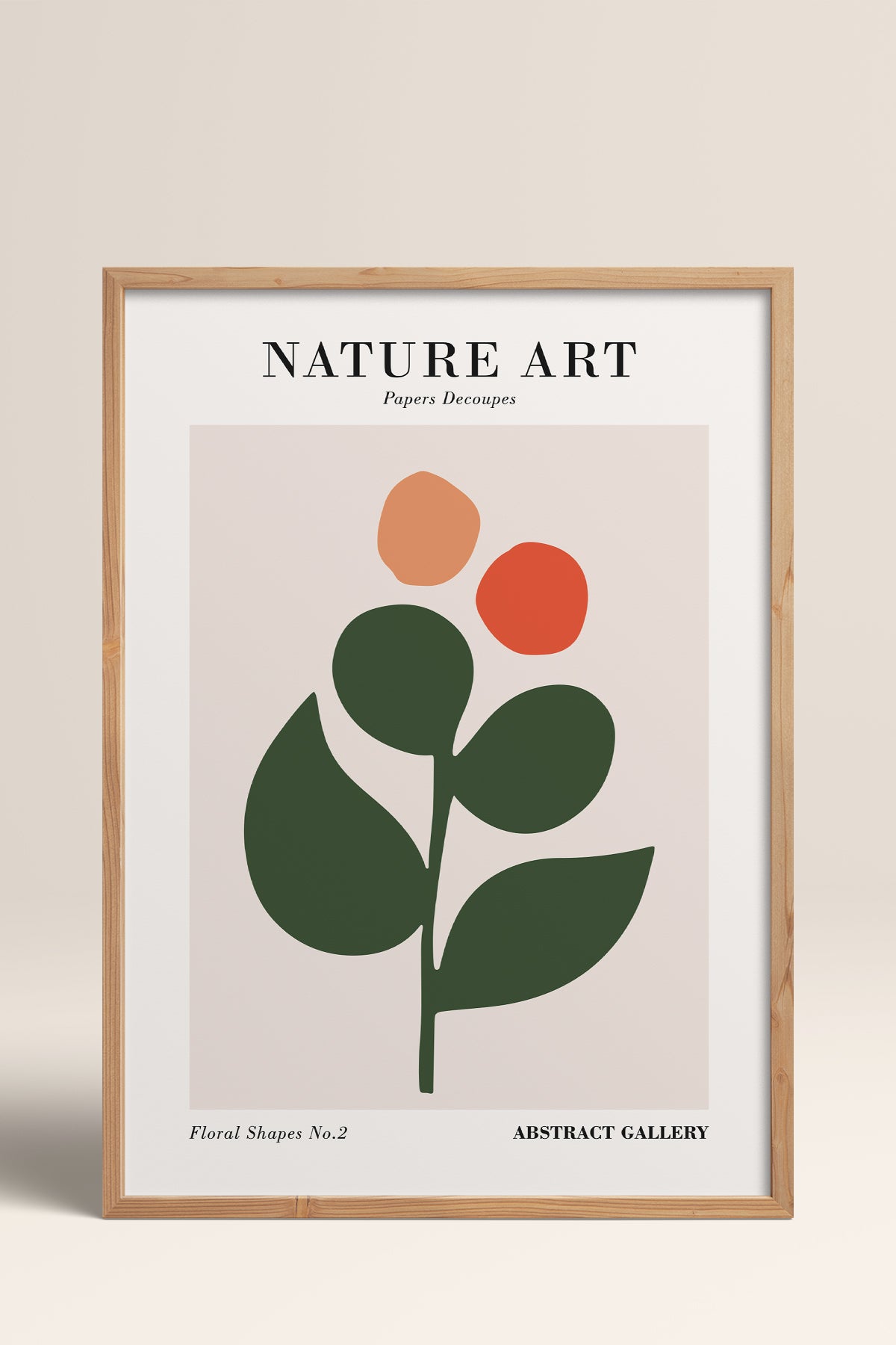 HOMEPACK Ahşap Çerçeveli Tablo Çerçeveli Poster Sanatsal Modern Duvar Dekoru FLOWER-275