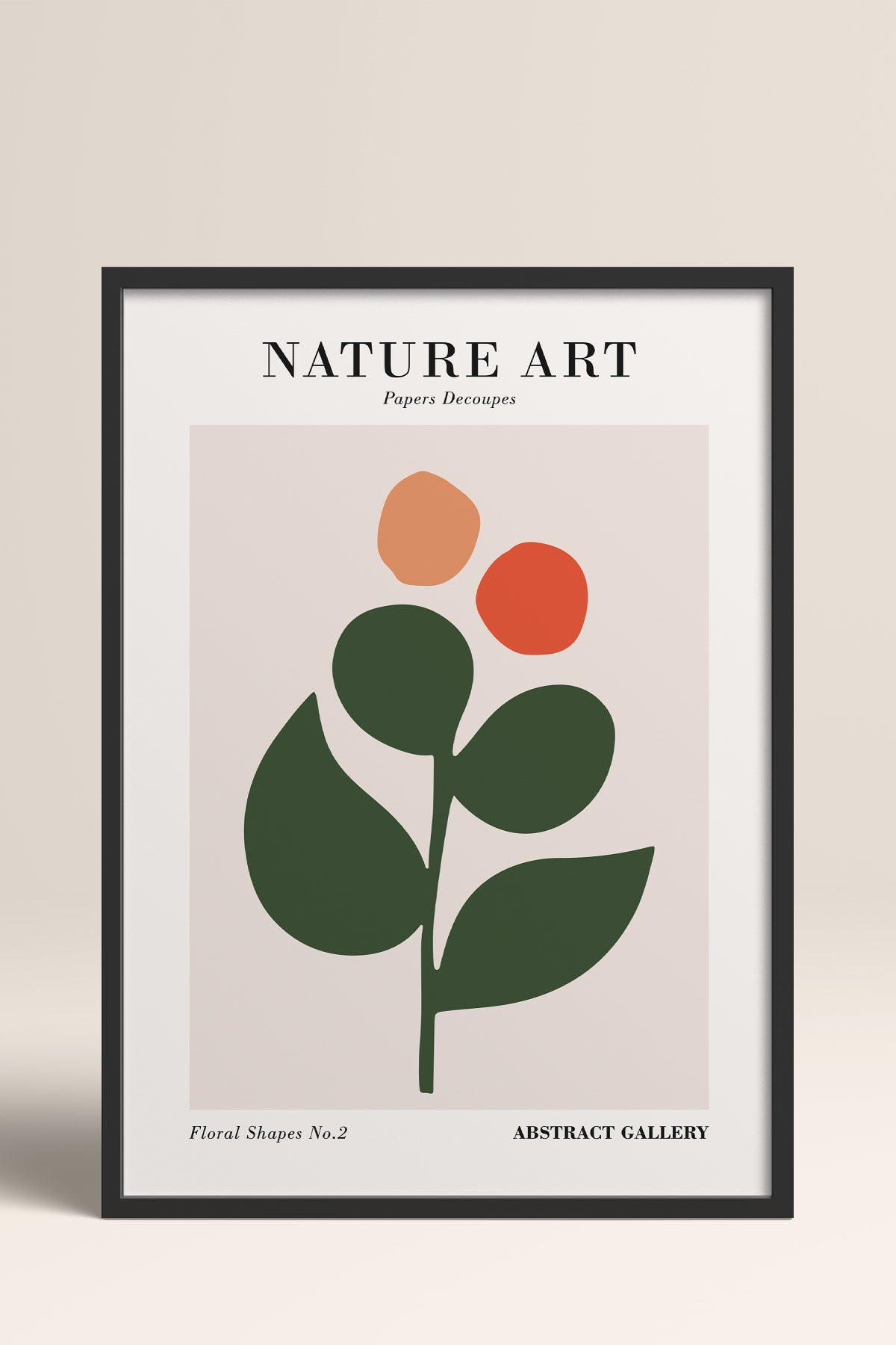 HOMEPACK Ahşap Çerçeveli Tablo Çerçeveli Poster Sanatsal Modern Duvar Dekoru FLOWER-275