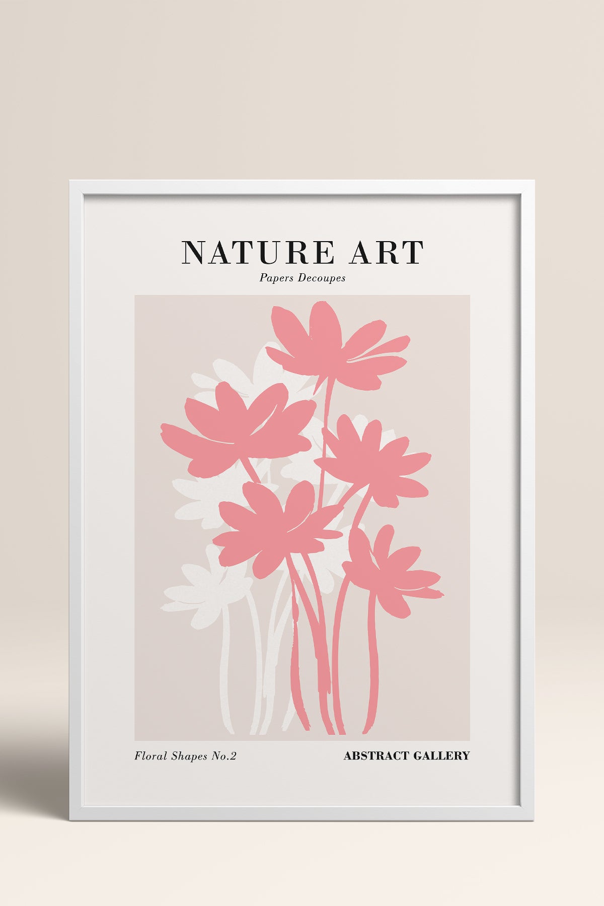 HOMEPACK Ahşap Çerçeveli Tablo Çerçeveli Poster Sanatsal Modern Duvar Dekoru FLOWER-276