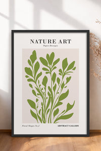 HOMEPACK Ahşap Çerçeveli Tablo Çerçeveli Poster Sanatsal Modern Duvar Dekoru FLOWER-278