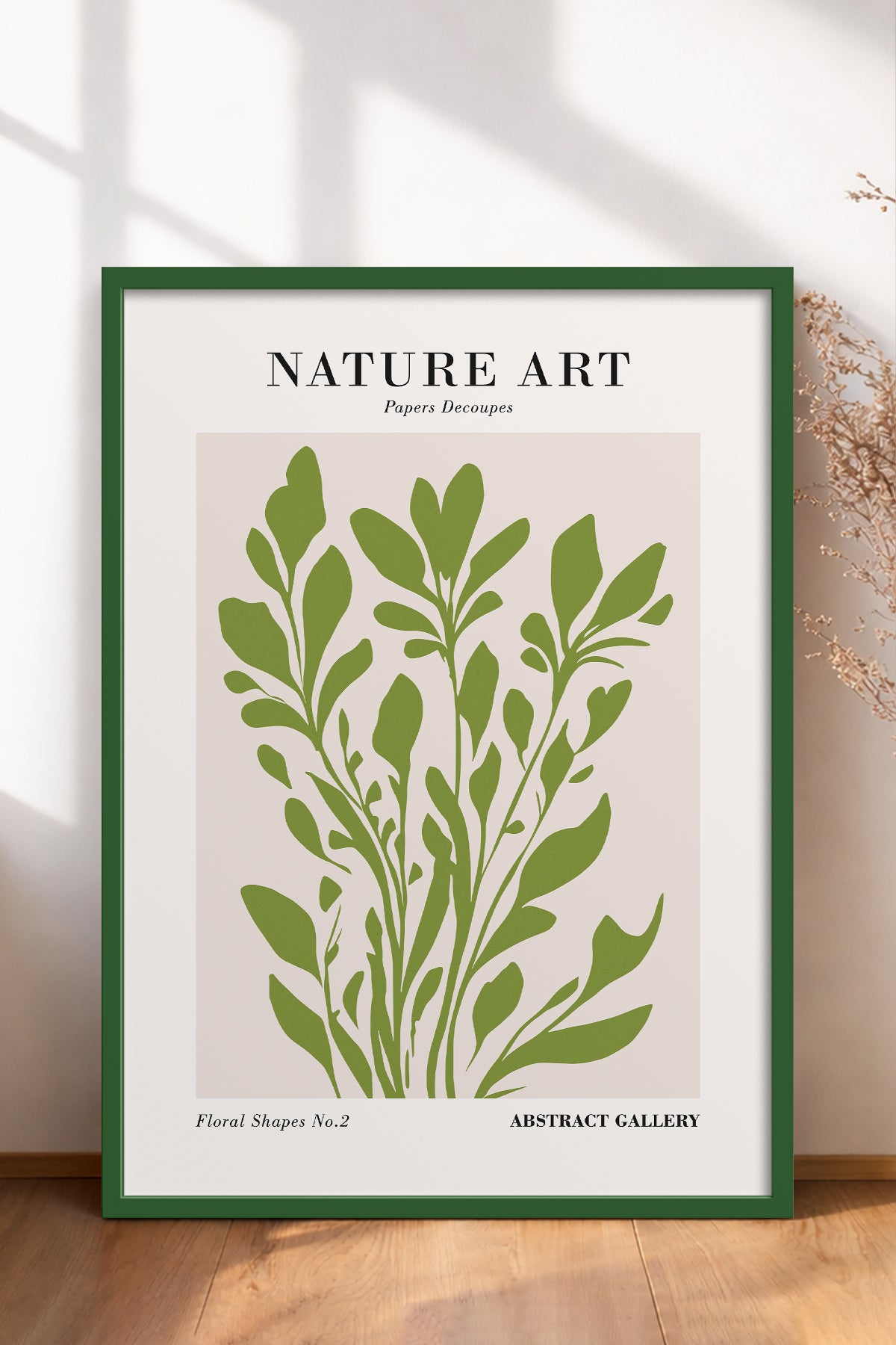 HOMEPACK Ahşap Çerçeveli Tablo Çerçeveli Poster Sanatsal Modern Duvar Dekoru FLOWER-278