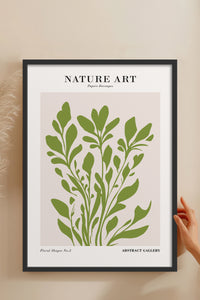 HOMEPACK Ahşap Çerçeveli Tablo Çerçeveli Poster Sanatsal Modern Duvar Dekoru FLOWER-278