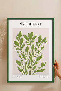 HOMEPACK Ahşap Çerçeveli Tablo Çerçeveli Poster Sanatsal Modern Duvar Dekoru FLOWER-278