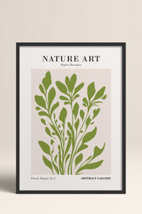HOMEPACK Ahşap Çerçeveli Tablo Çerçeveli Poster Sanatsal Modern Duvar Dekoru FLOWER-278