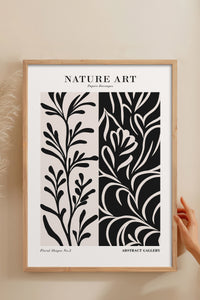HOMEPACK Ahşap Çerçeveli Tablo Çerçeveli Poster Sanatsal Modern Duvar Dekoru FLOWER-279