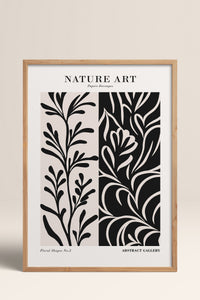 HOMEPACK Ahşap Çerçeveli Tablo Çerçeveli Poster Sanatsal Modern Duvar Dekoru FLOWER-279