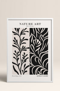 HOMEPACK Ahşap Çerçeveli Tablo Çerçeveli Poster Sanatsal Modern Duvar Dekoru FLOWER-279